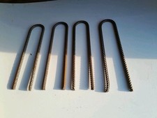 4NO TRAMPOLINE ANCHORS TENT PEGS REBAR STAKES 400MM x 16MM