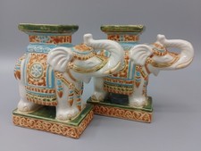 Ceramic Elephant Plant Stand