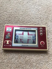 Mario Cement Factory NINTENDO Game & Watch VINTAGE Handheld LCD Original RETRO
