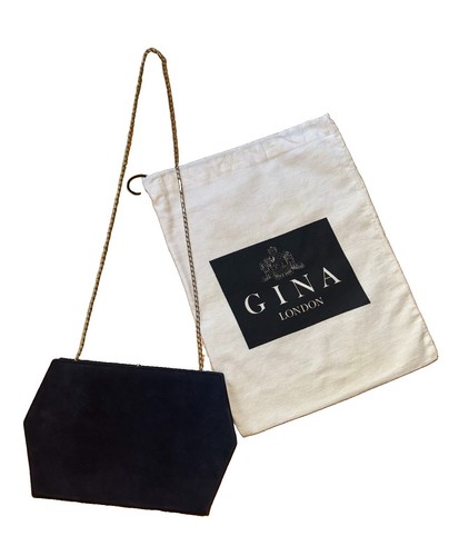 Gina navy suede leather - navy, &
