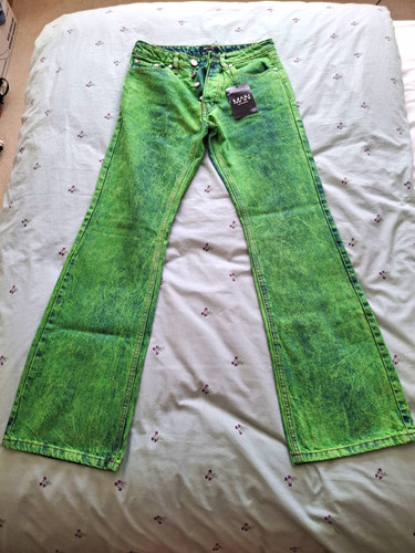 Boohooman men acid green - men's,