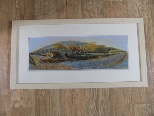 Unusual large vintage framed - vintage,