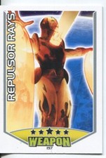Marvel Hero Attax Series 1 Base Card #197 Repulsor Rays [Iron Man]