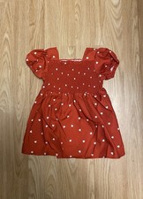 **STUNNING 6-9 MONTHS RED HEART DRESS BOUTIQUE**