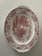 Royal Tudor Ware Coaching Taverns Red - Serving Platter