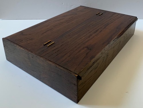 Vintage wooden box - box, lid