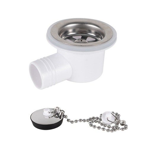 Sink waste plug hole - , angle