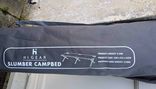 Gear slumber camp bed - hi,