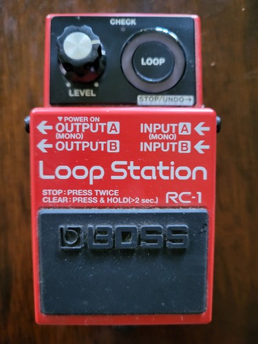 Boss loop station - loop, guitar
