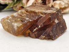 Raw Honey Amber calcite stone