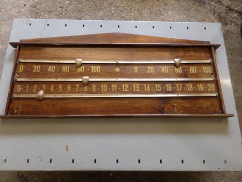 Vintage snooker score board - score,