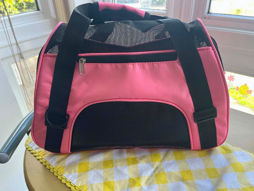 Pink black soft sided - pink/black, soft-sided