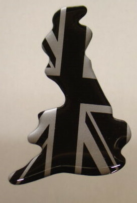 New union jack map - jack, badge