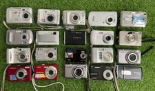 DIGITAL CAMERA BUNDLE JOBLOT FAULTY SPARES REPAIR Olympus Fuji x 20 (B121)