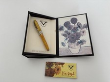 Visconti Van Gogh Sunflowers Fountain Pen Steel B Broad Nib Original RRP £240