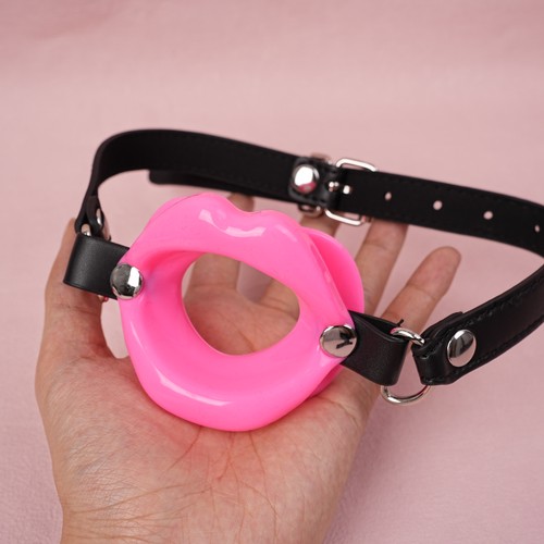 Silicone ball gag lips - ball,