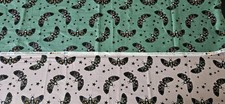 Bundle Of  Craft Cotton Fabric 'Moon Moth' Alexander Henry 2 pieces