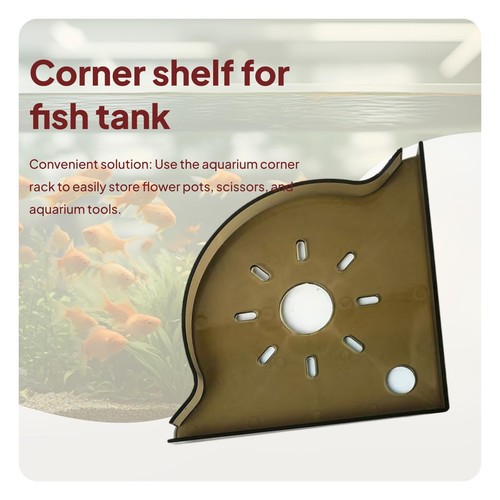 Corner fish tank shelf - tank,
