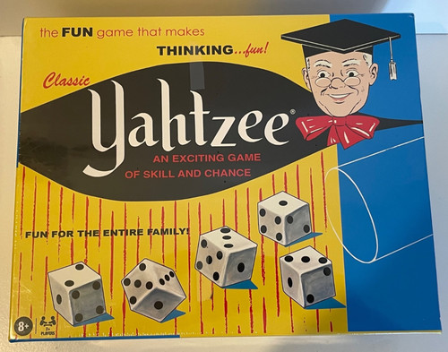 Hasbro classic yahtzee board - hasbro,
