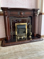 Antique Gas Fireplace Heater
