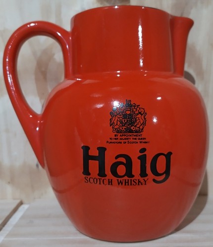 Red carlton ware haig scotch - carlton,
