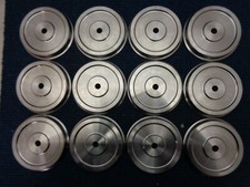 Twelve Standard 4" Dia Steel