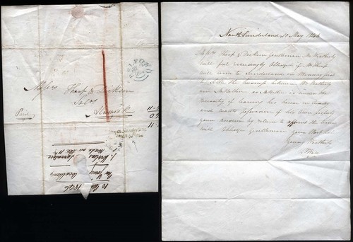 1846 north sunderland penny - 1846, sunderland/penny