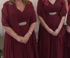 Bridesmaid Dresses Burgundy x 2 