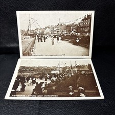 2 x Old Postcards: Images of Morecambe Promenade (015)