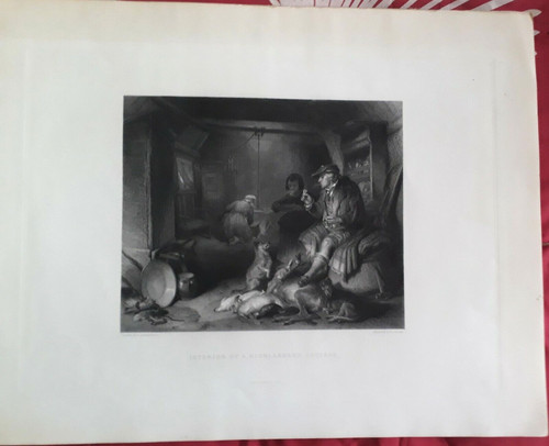 Large engraving after - engraving,