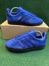 Men’s Adidas Originals Men's Gazelle Blue Navy Shoes Size UK 8 EU 42 - Rare