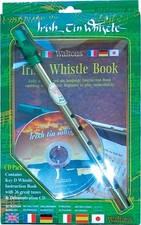 Waltons D Tin Penny Folk Irish WHISTLE GIFT PACK with CD and Book.