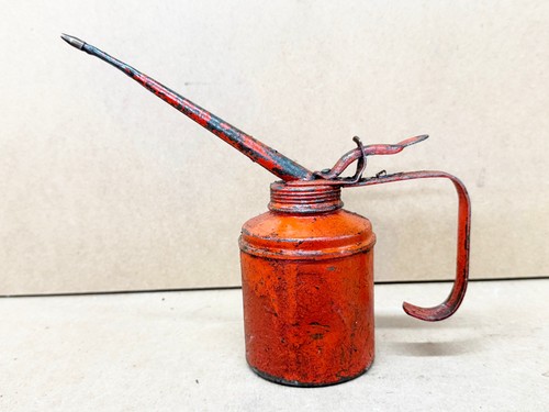 Vintage red metal - red,