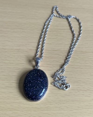 Vintage 925 silver blue - vintage,