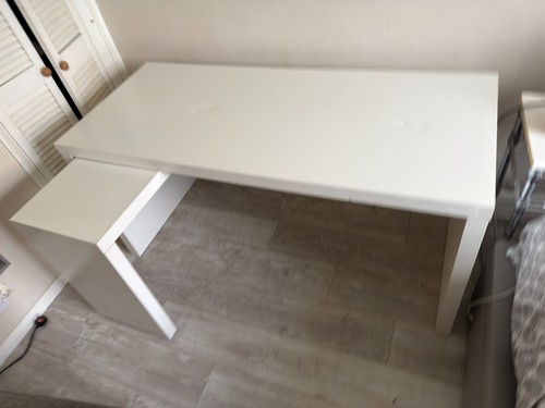 Ikea malm desk with - ikea,