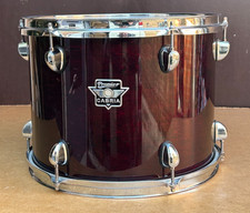 PREMIER CABRIA 13”x 10” Drum Tom  6 Lugs Undrilled Shell Maroon Lacquer