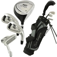 Ben Sayers M1i Junior 5 Piece Package Set Right Handed with Stand Bag Black/Grey