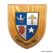 Old St Mary's College Dublin Plaque Shield Crest Arms School Graduation Gift A