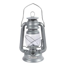 1x Silver 30cm Metal Paraffin Hurricane Lantern Vintage Camping Storm Oil Lamp