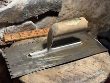 Vintage J TYZACK Plasterers Serrated Trowel