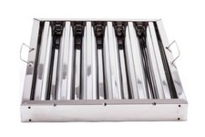 Canopy Grease Filter Stainless Steel Kitchen Extraction Hood 40cm x 50cm