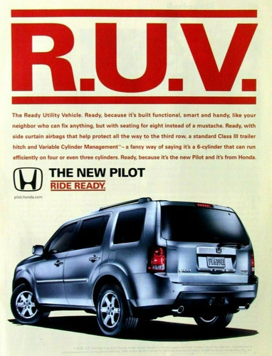 2008 honda pilot ride - 2008,