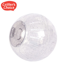CRITTERS CHOICE SMALL DWARF HAMSTER JOGGING GLITTER EXERCISE BALL 14CM