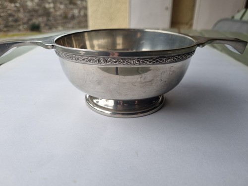 Pewter quaich good - pewter,
