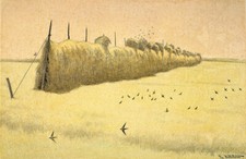 Theodor kittelsen hay - theodor, hay-drying