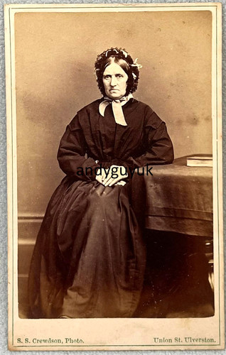 Cdv crewdson ulverston lady - crewdson,