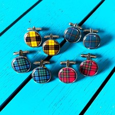 Custom Tartan Cufflinks