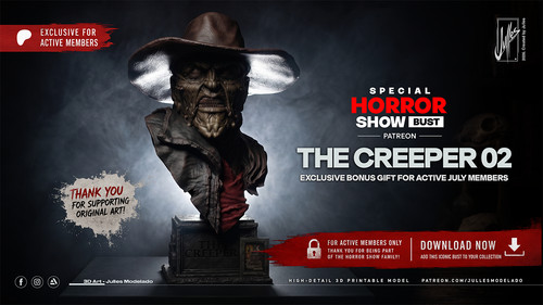 The creeper horror bust - 8.85",