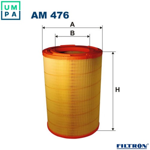 Air filter 476 - 476, for