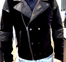 Men's Genuine Italian unique Diesel velvet  jacket